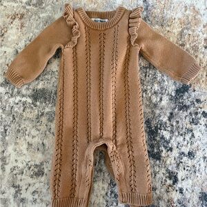 Old Navy Tan Knit Baby Outfit